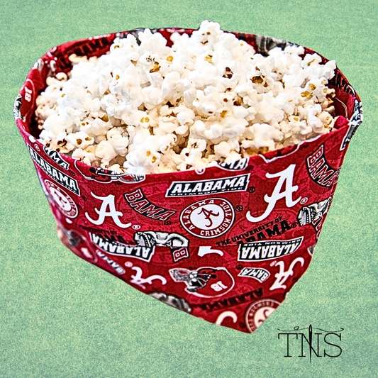 Alabama Roll Tide Reusable Eco-Friendly Microwave Popcorn Bag