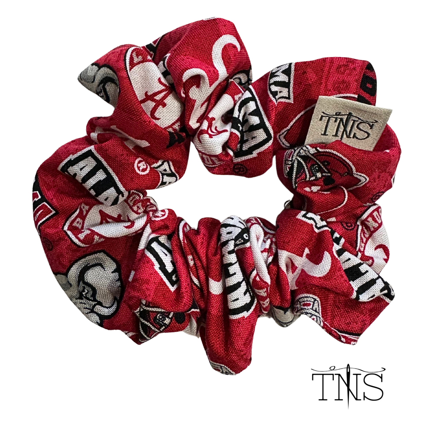 Alabama Roll Tide Scrunchie in Red