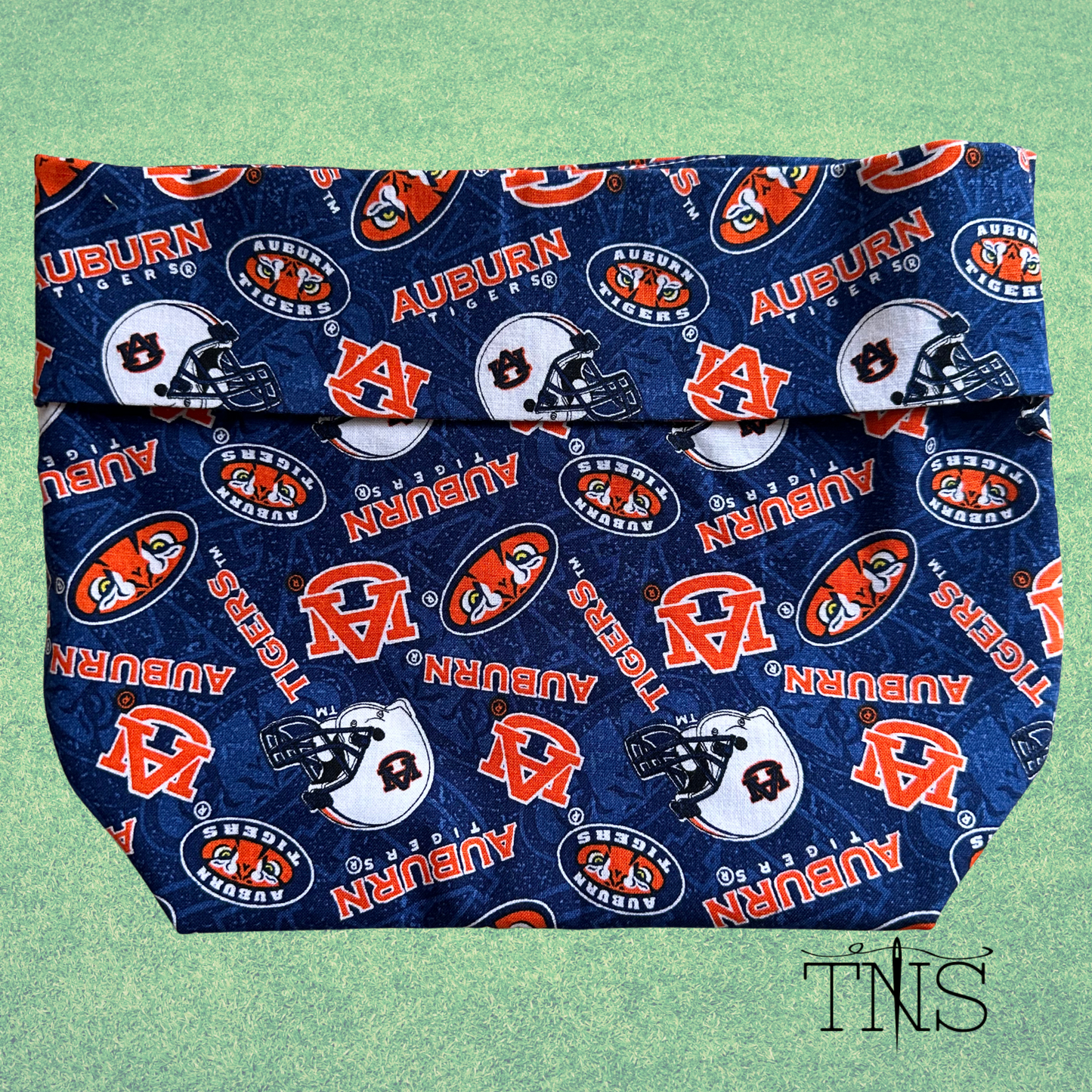 Auburn War Eagle Reusable Eco-Friendly Microwave Popcorn Bag