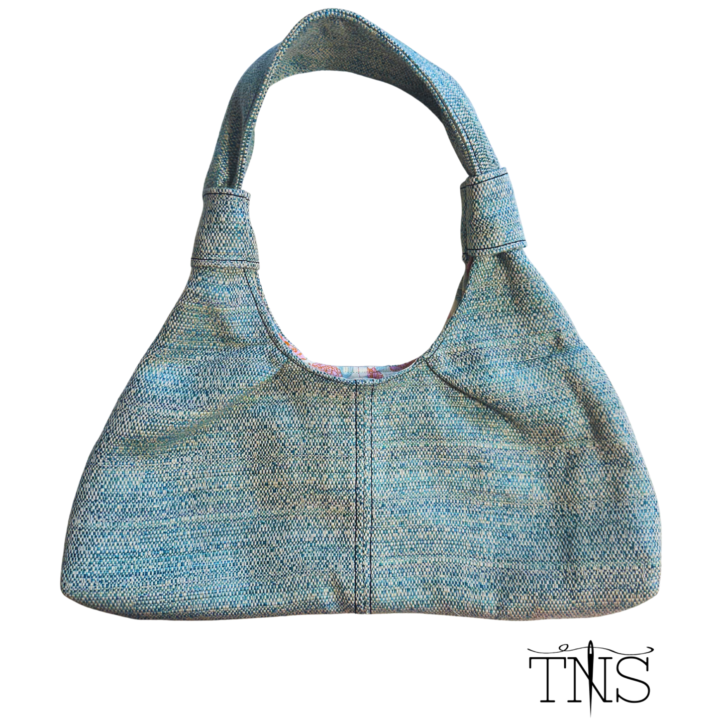 Blue Slouch Handbag