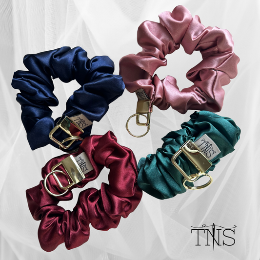 Scrunchie-Style Wristlet Key Fob - TNS Jewel Collection