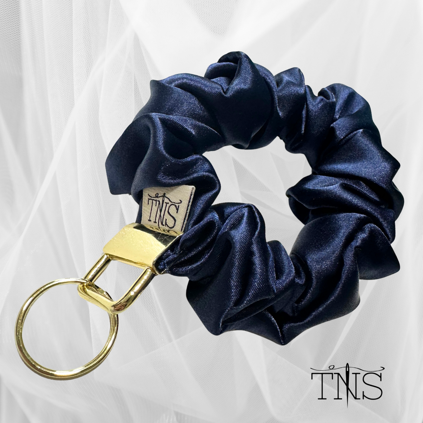 Scrunchie-Style Wristlet Key Fob - TNS Jewel Collection