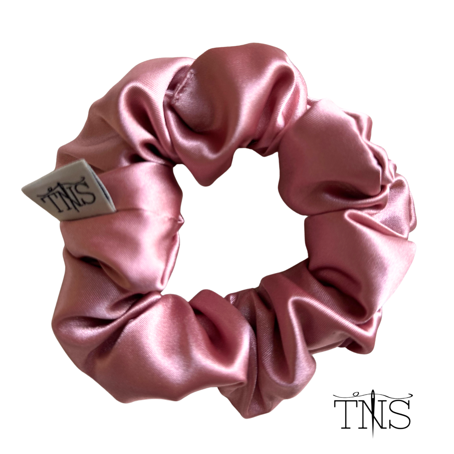 Morganite Satin Medium Scrunchie - TNS Jewel Collection