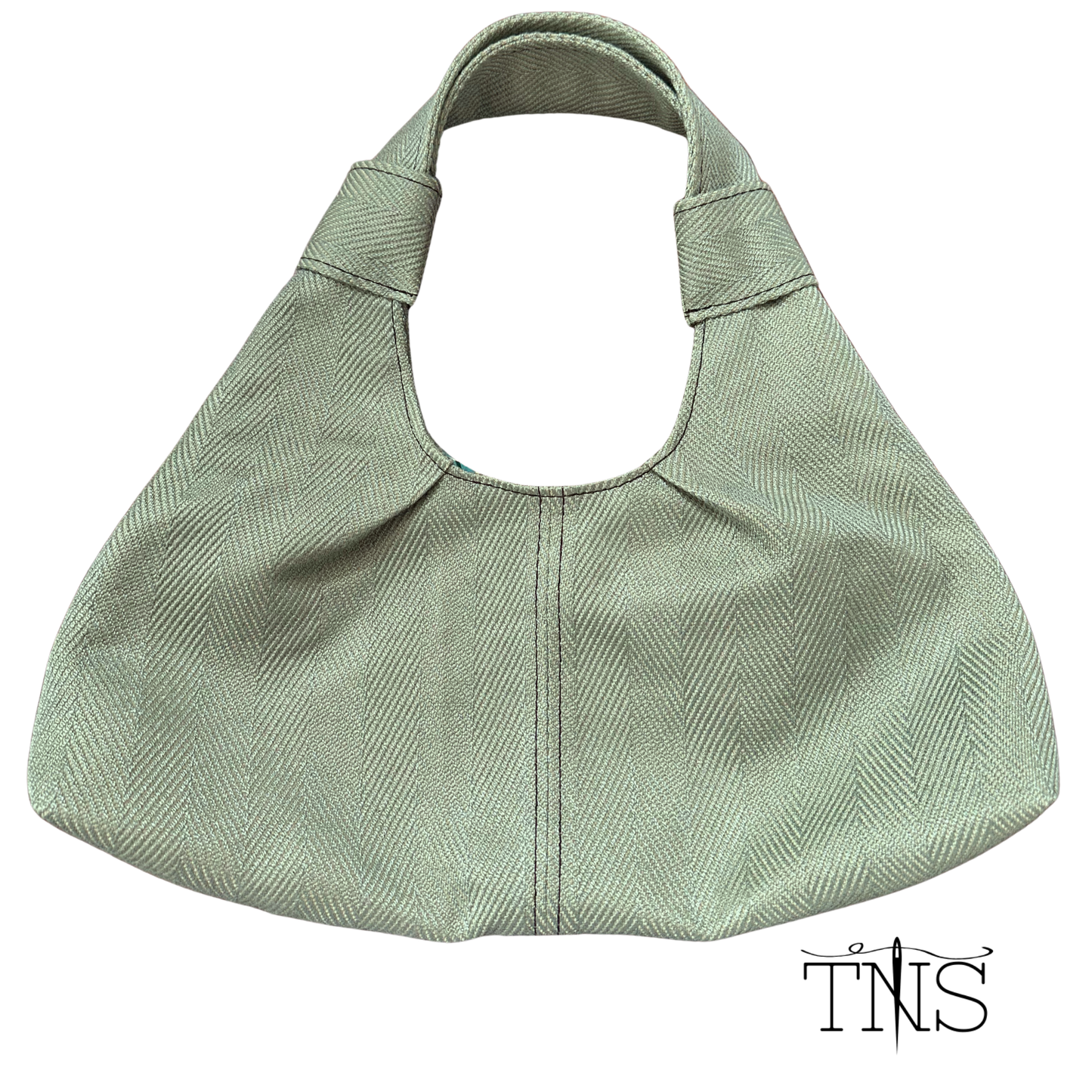 The Turkey Bag - Sage Herringbone