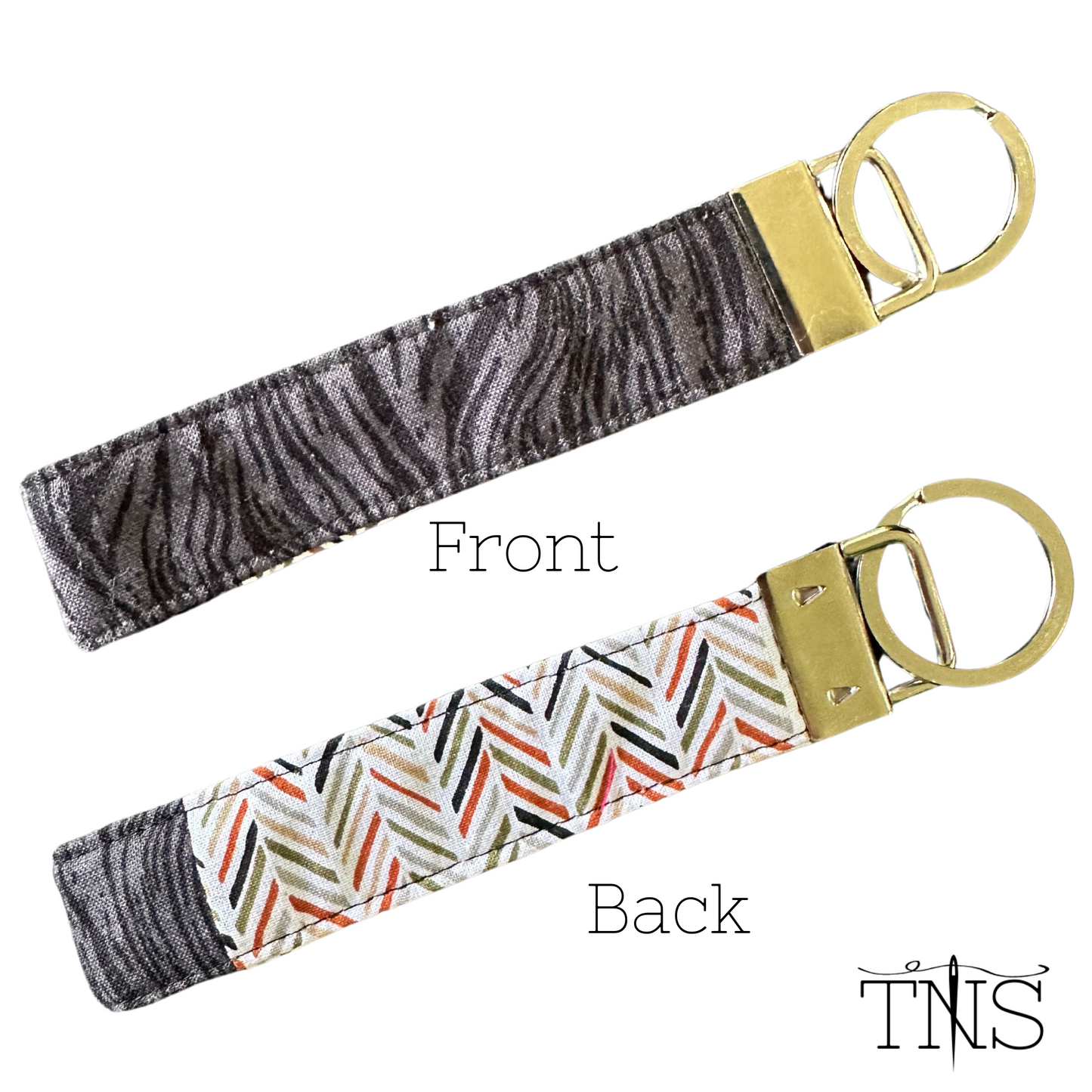 Zebra/Arrow Keychain