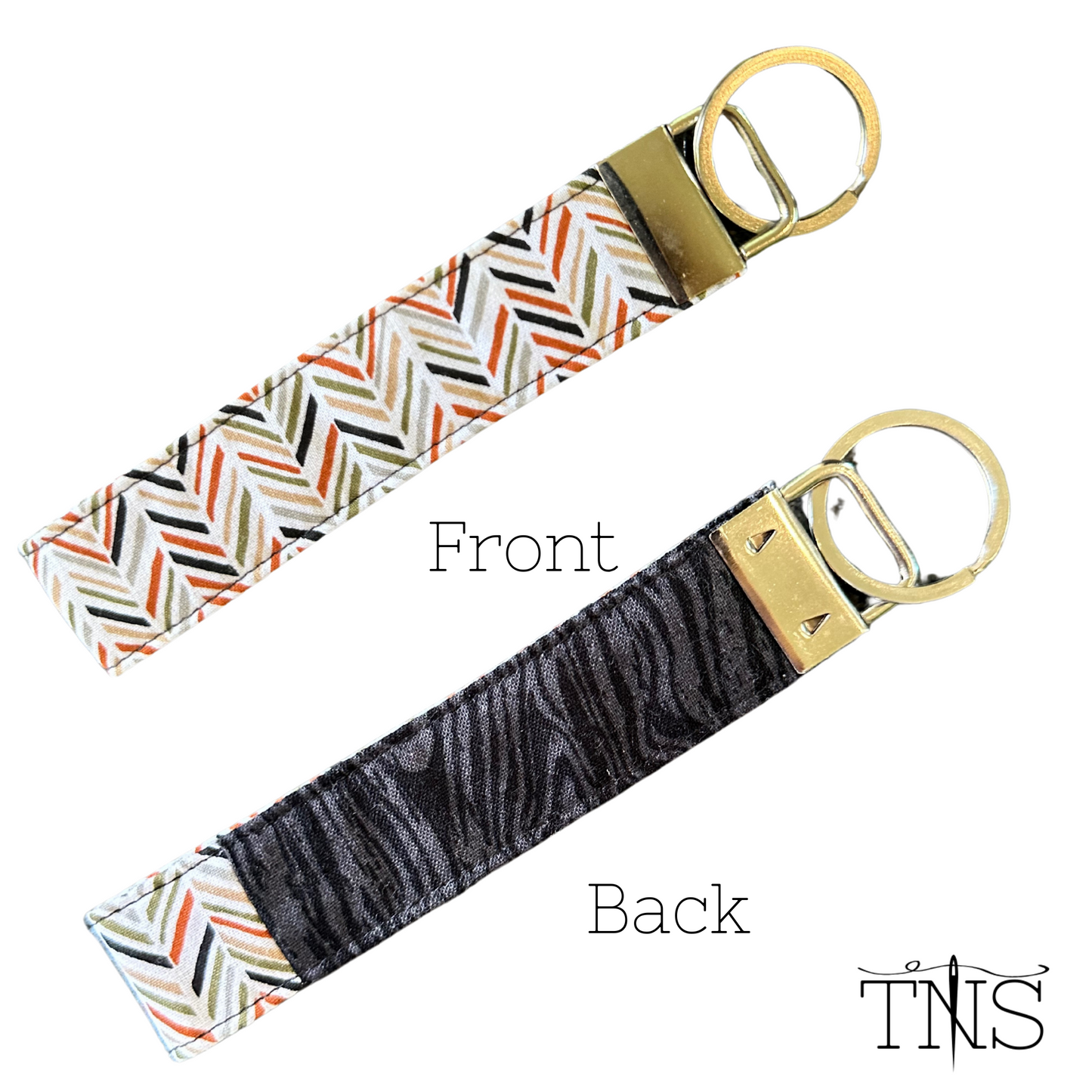 Arrow & Zebra Keychain