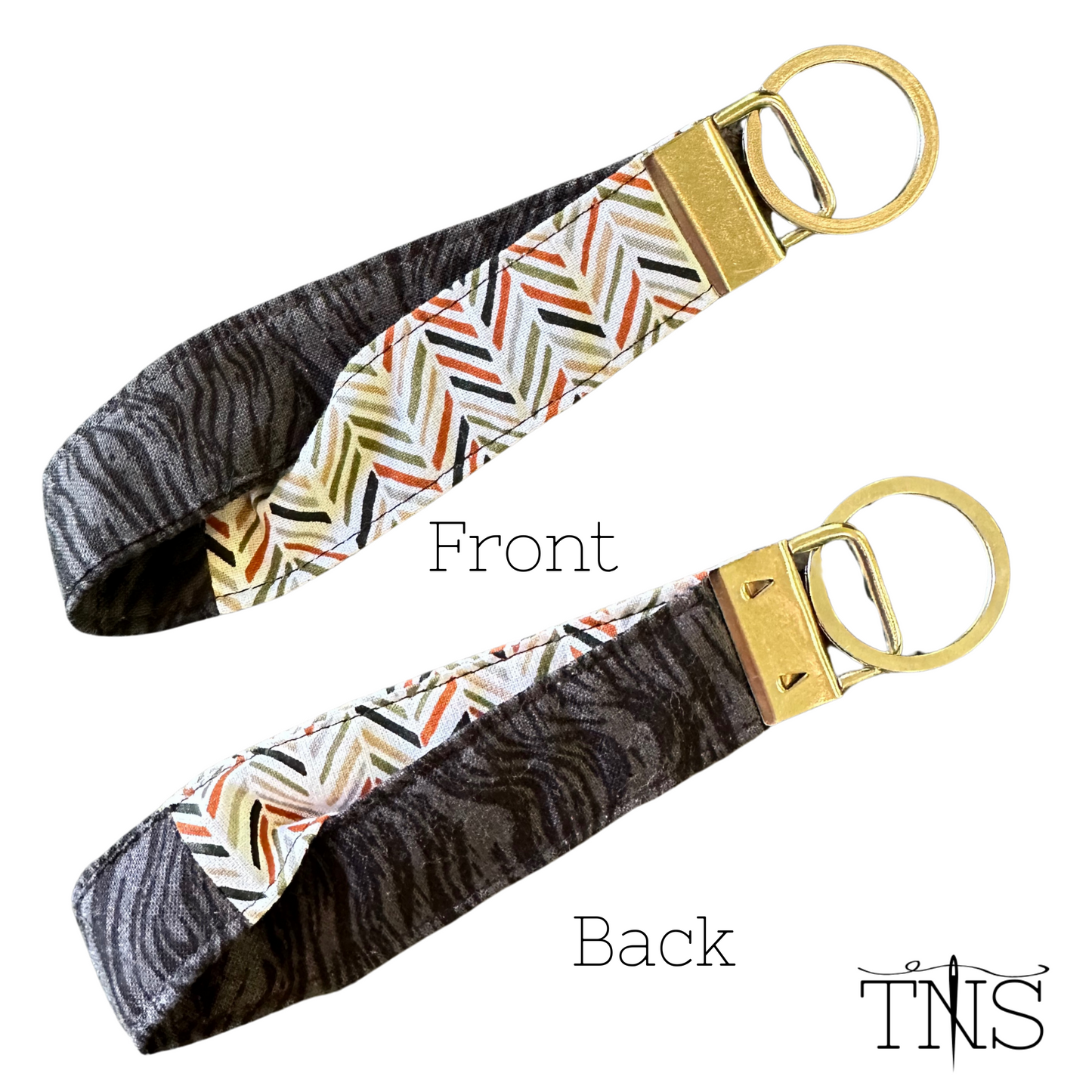 Arrow & Zebra Twisted Keychain