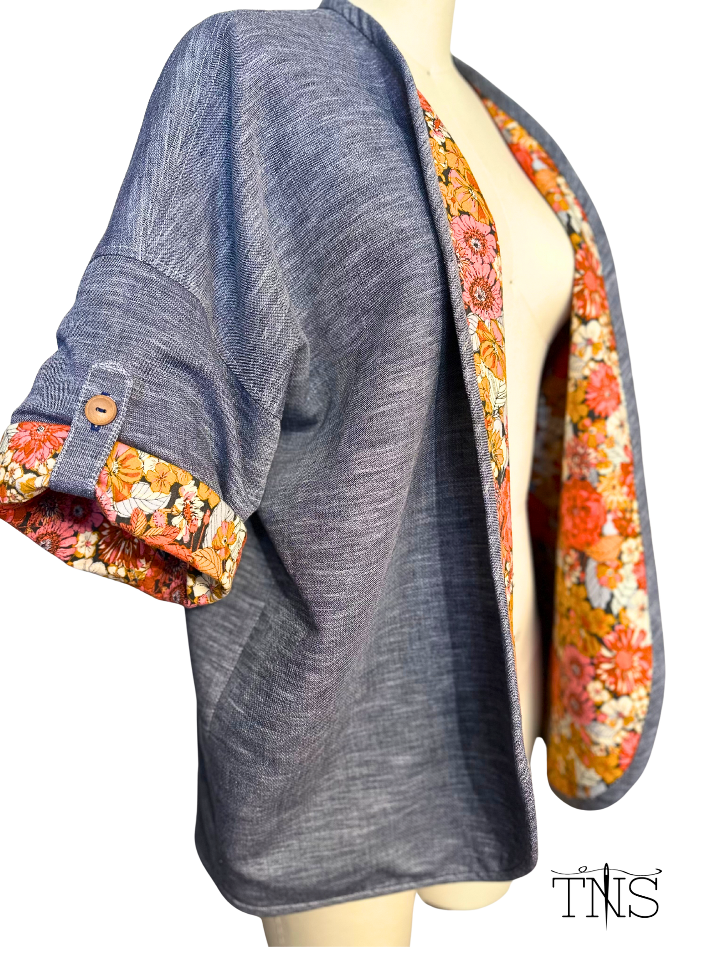 The Maison Kimono - Zinnia Garden