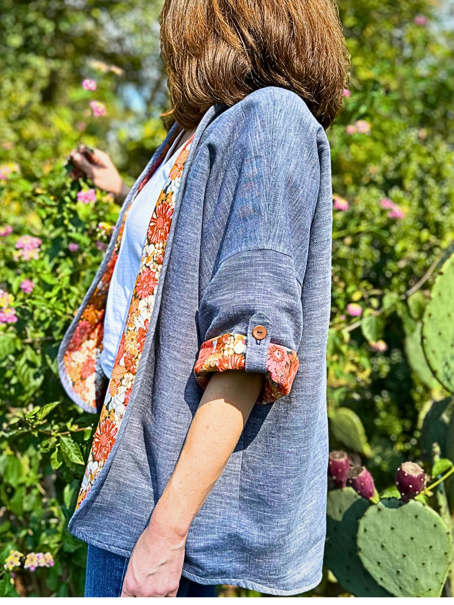The Maison Kimono - Zinnia Garden