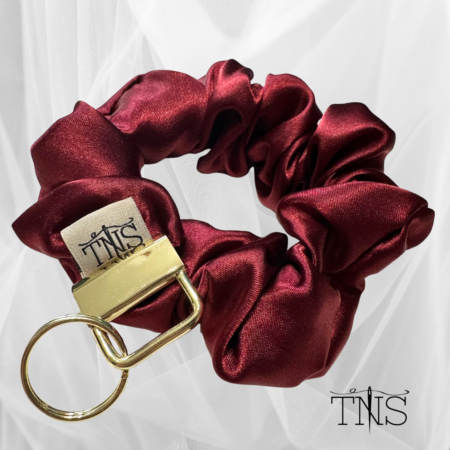 Scrunchie-Style Wristlet Key Fob - TNS Jewel Collection
