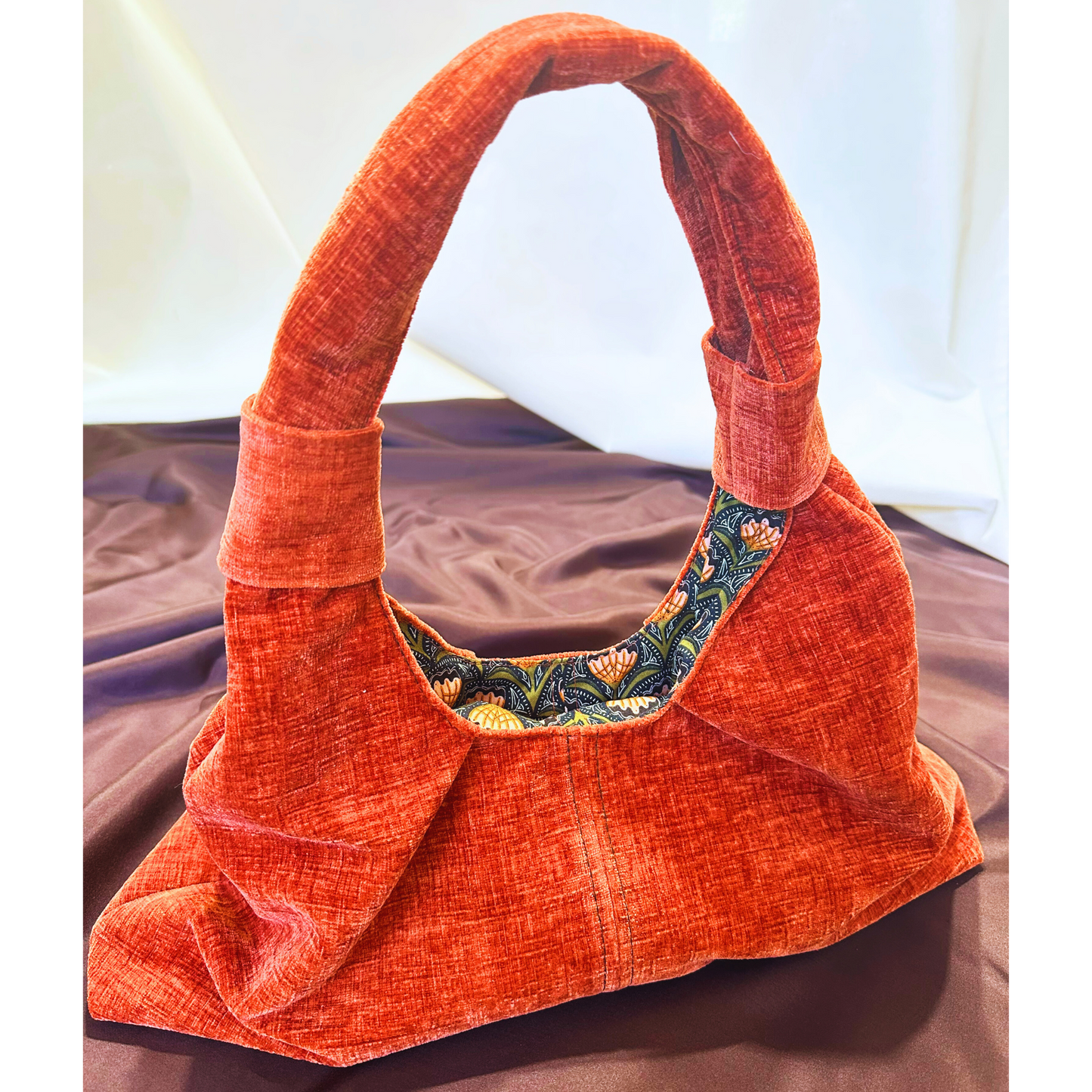 Warm Rust Slouch Handbag