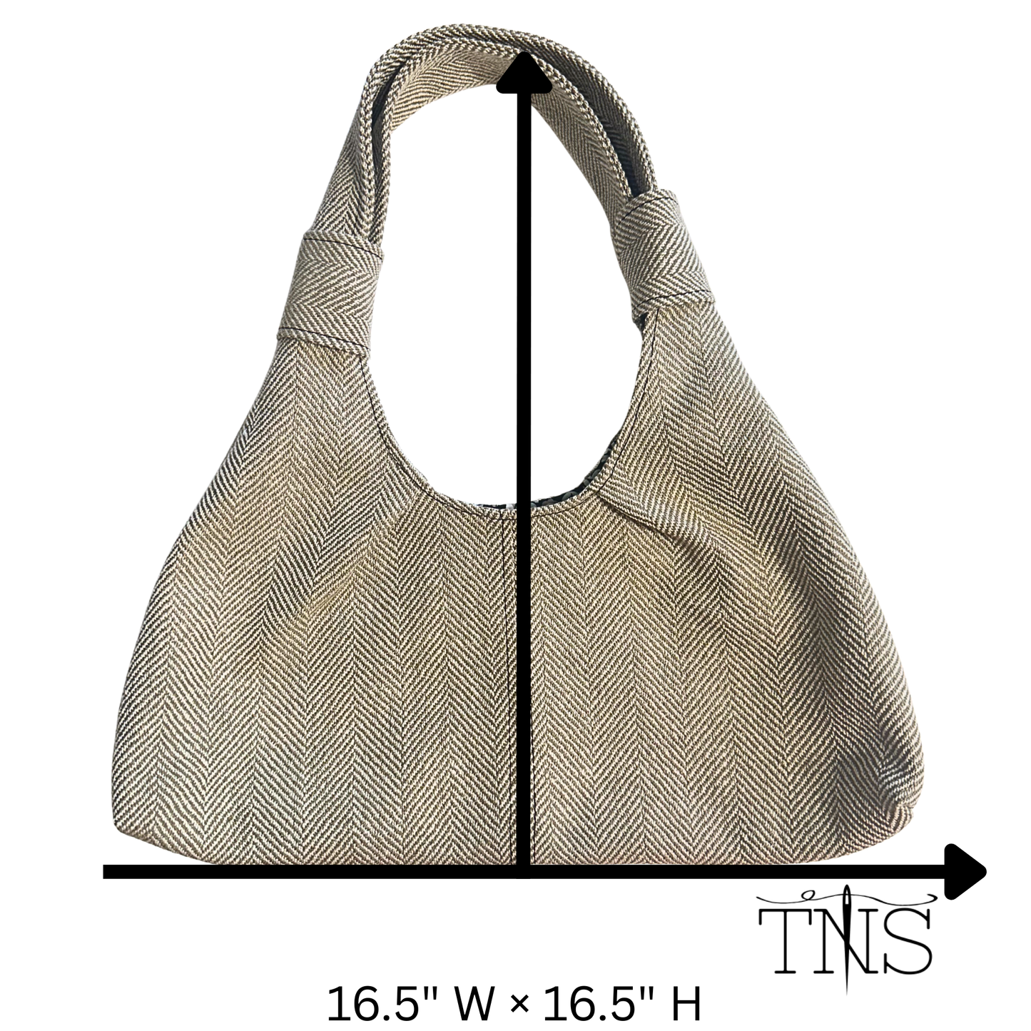 The Turkey Bag - Oatmeal Herringbone