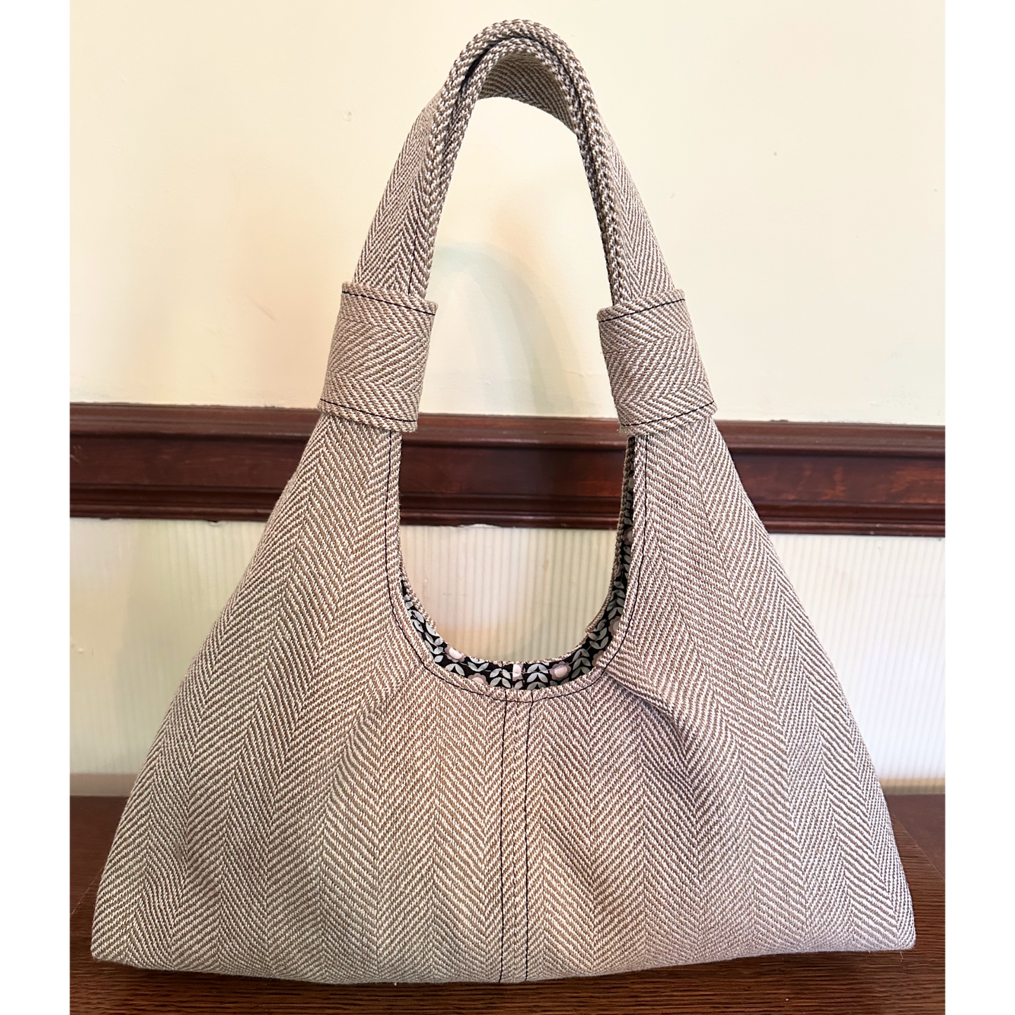 The Turkey Bag - Oatmeal Herringbone
