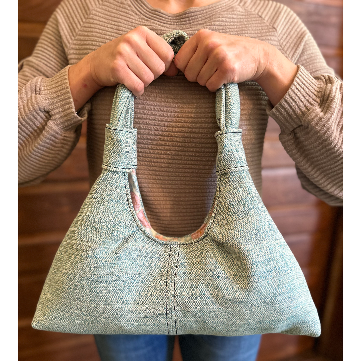 The Turkey Bag - Sea Mist Tweed