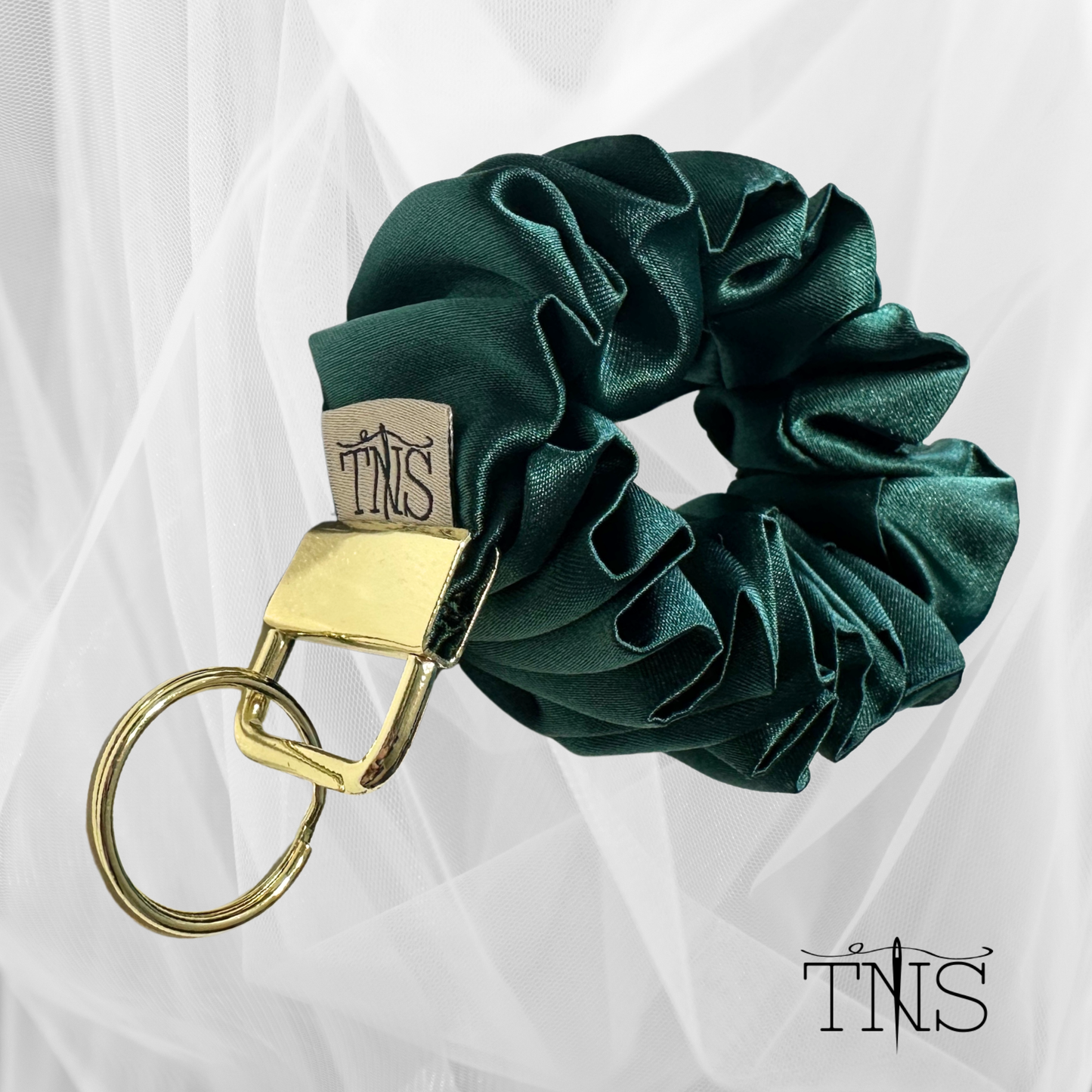 Scrunchie-Style Wristlet Key Fob - TNS Jewel Collection